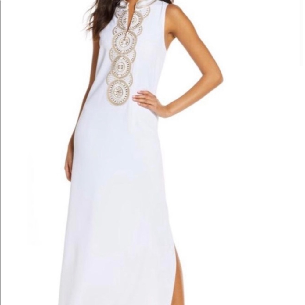Lilly Pulitzer WHite Maxi Dress